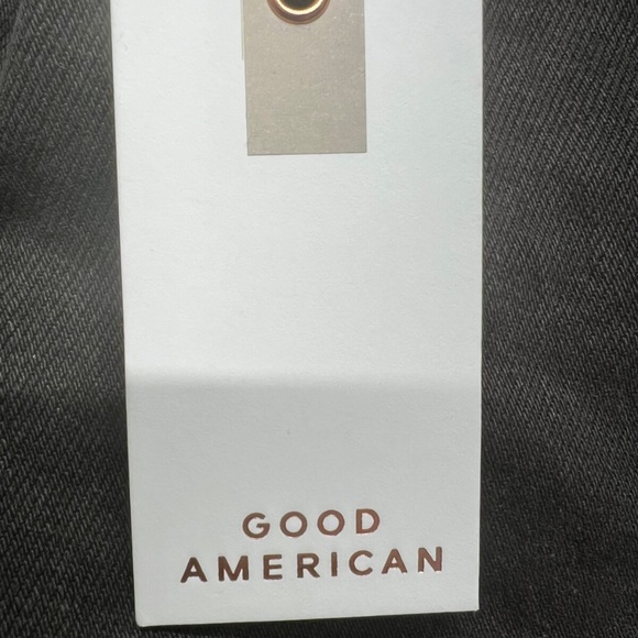 Good American Good 90s Duster Jeans Women 2 Brown High Rise Straight Denim NWT - Picture 7 of 9